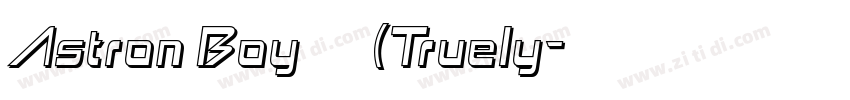 Astron Boy 常规(Truely字体转换